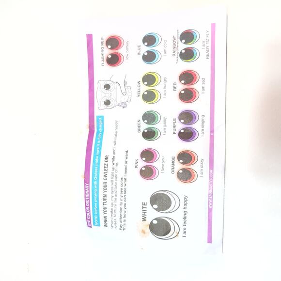 Hatchimals Fabula Forest Pink/Green Owl Spinmaster Interactive Bird Toy *Works* - Picture 7 of 7